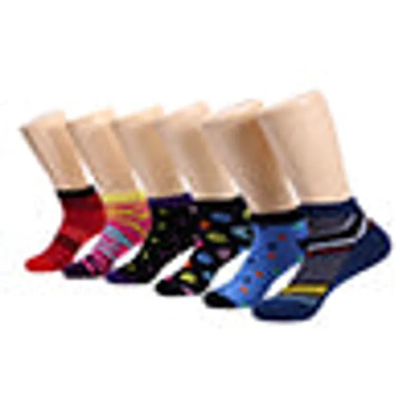 Translucent Dress Ankle Socks 6 Pack