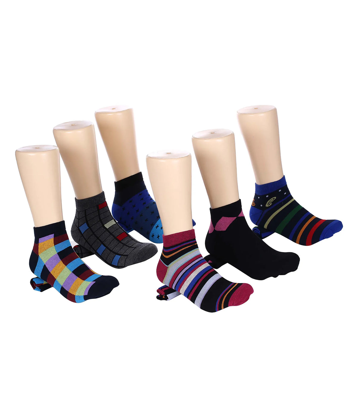 Breezy Crew Dress Ankle Socks 6 Pack