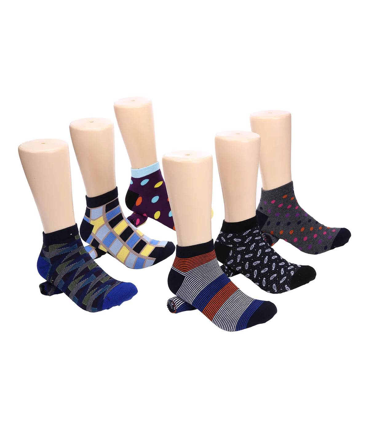 Top Sky Dress Ankle Socks 6 Pack