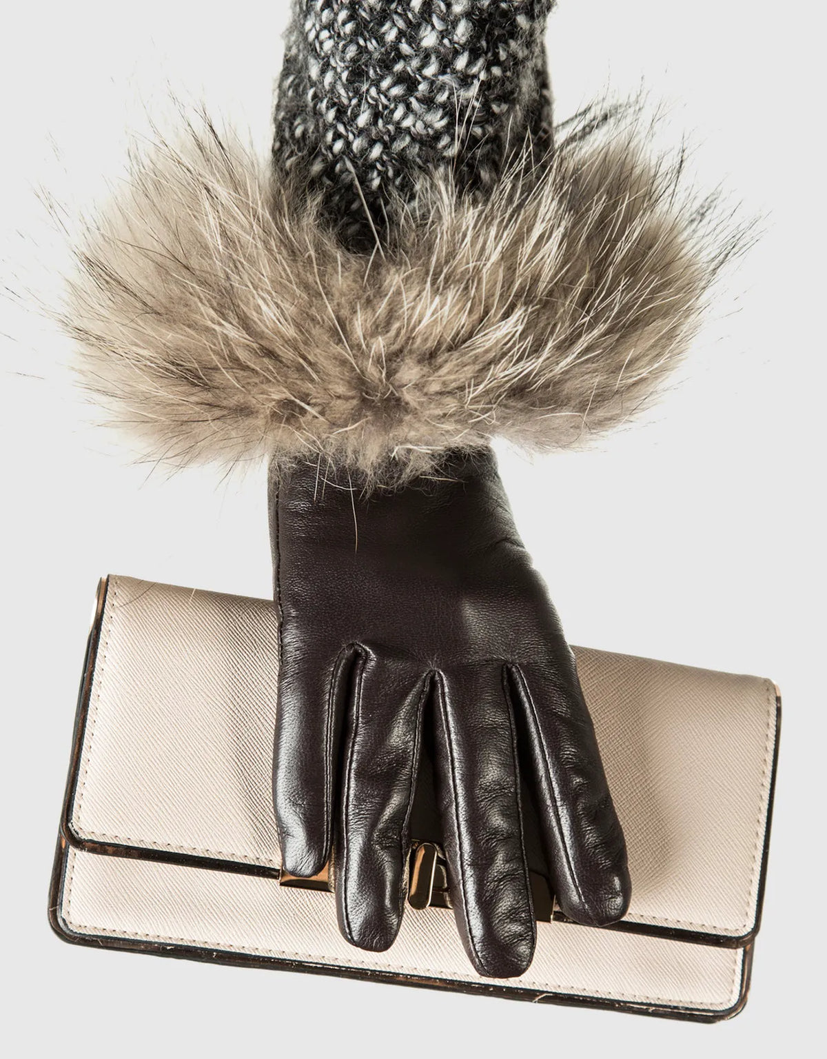 Women's Fur Strength Touchscreen Sheepskin Glove