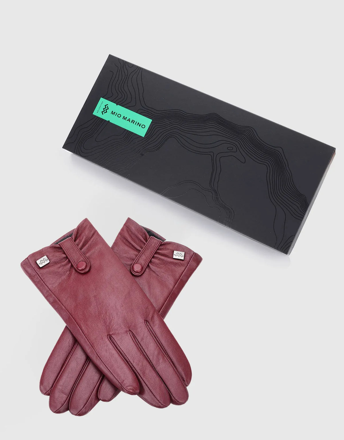 Women's Compress Snap Touchscreen Sheepskin Glove