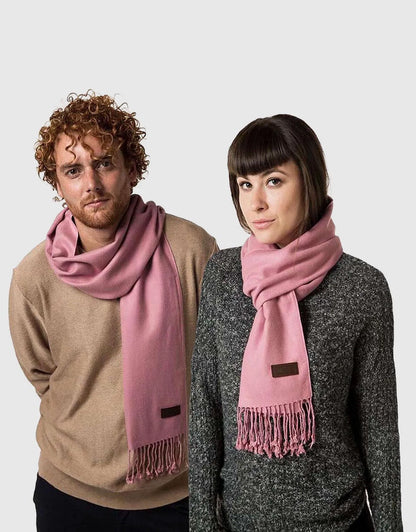 Women's Solid Fringed 100% Cotton Scarf