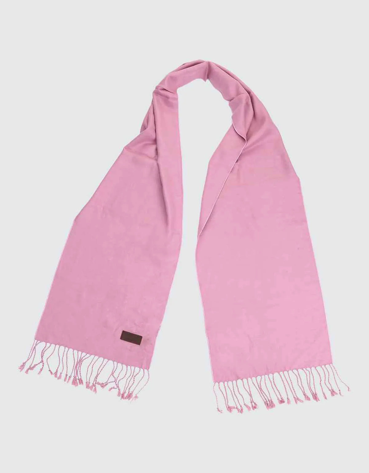 Women's Solid Fringed 100% Cotton Scarf