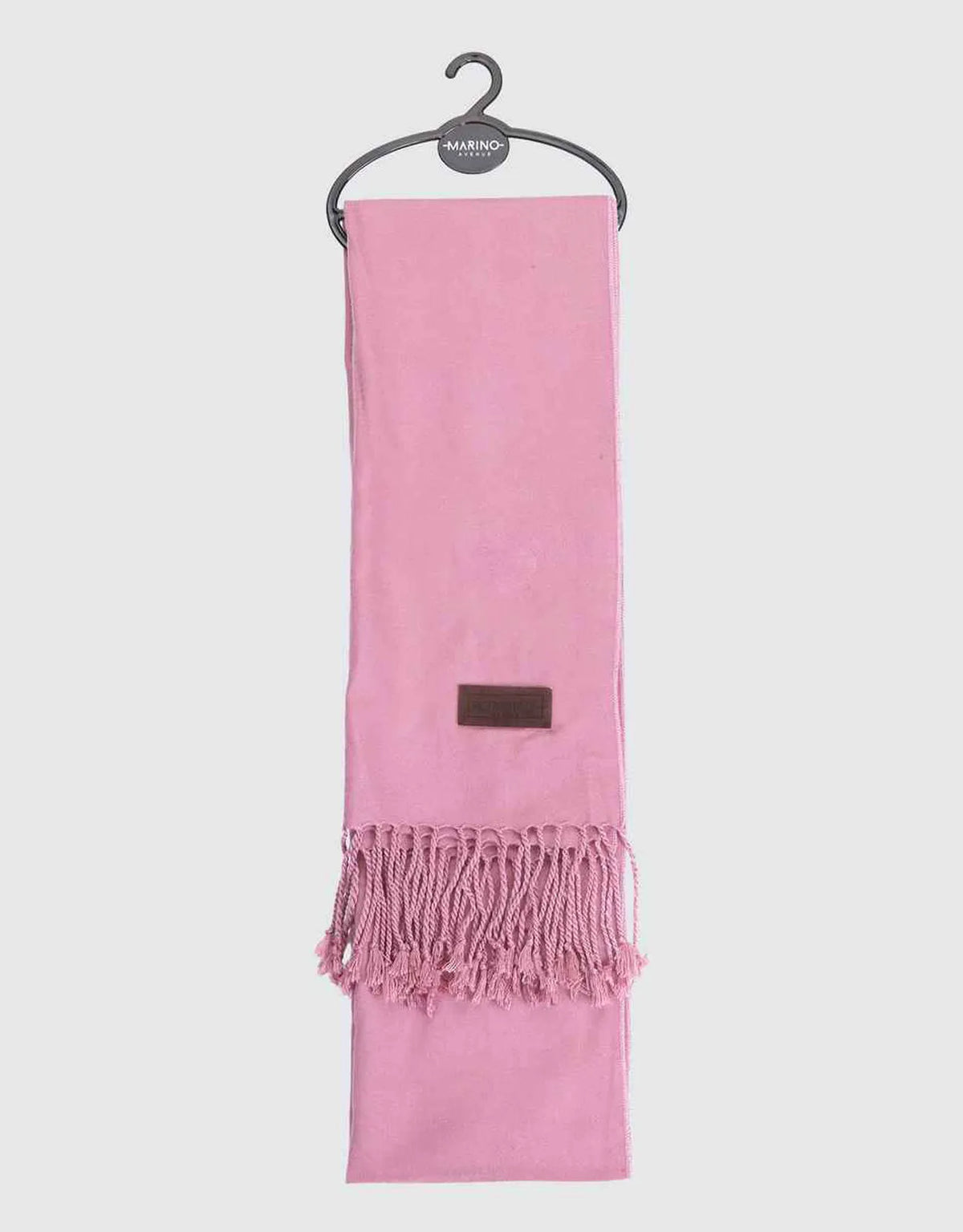 Women's Solid Fringed 100% Cotton Scarf