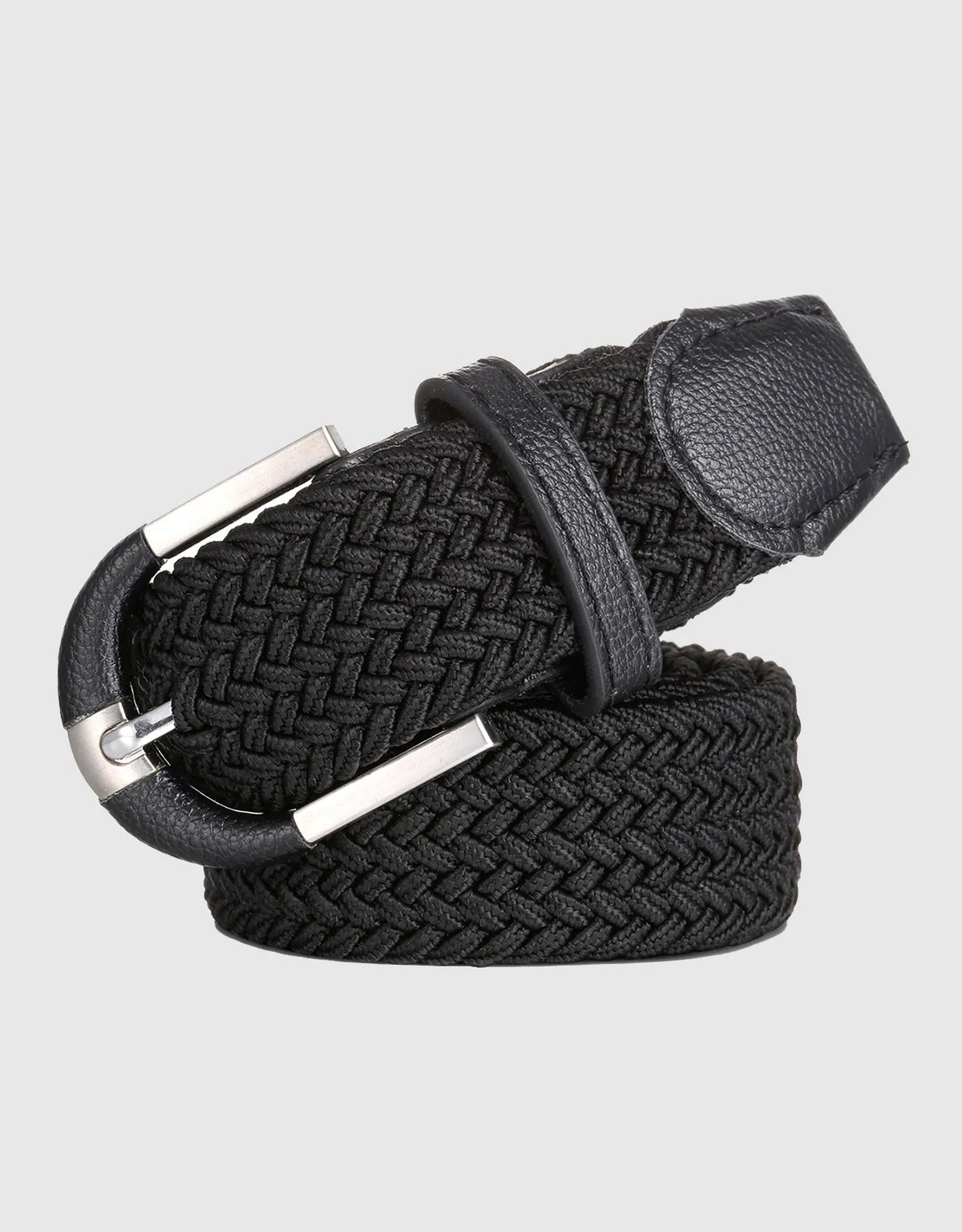 Men's Hopsack Weave 2- Pack Elastic Belt
