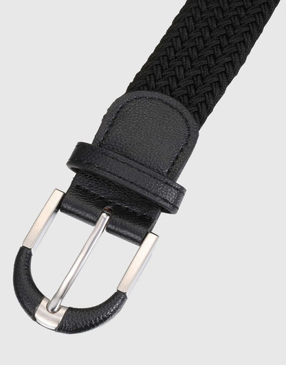 Men's Hopsack Weave 2- Pack Elastic Belt