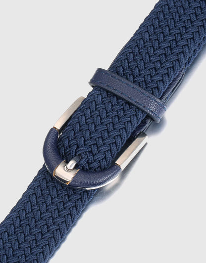 Men's Hopsack Weave 2- Pack Elastic Belt