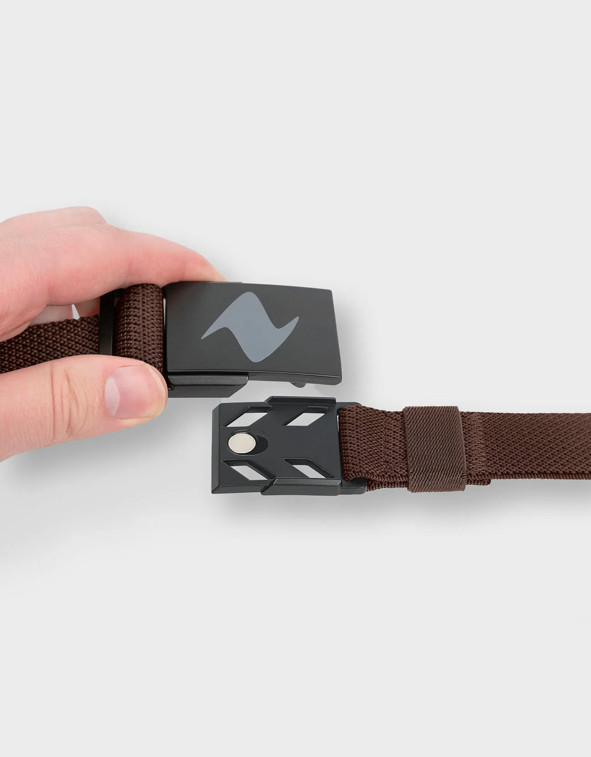 Zilpu Mens Durable Stretch Belt with Magnetic Buckle