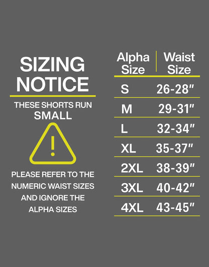 Zilpu Mens Quick Dry Athletic Performance Shorts wi/Zipper Pocket (5 inch)