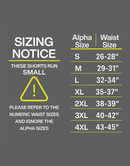Zilpu Mens Quick Dry Athletic Performance Shorts wi/Zipper Pocket (5 inch)