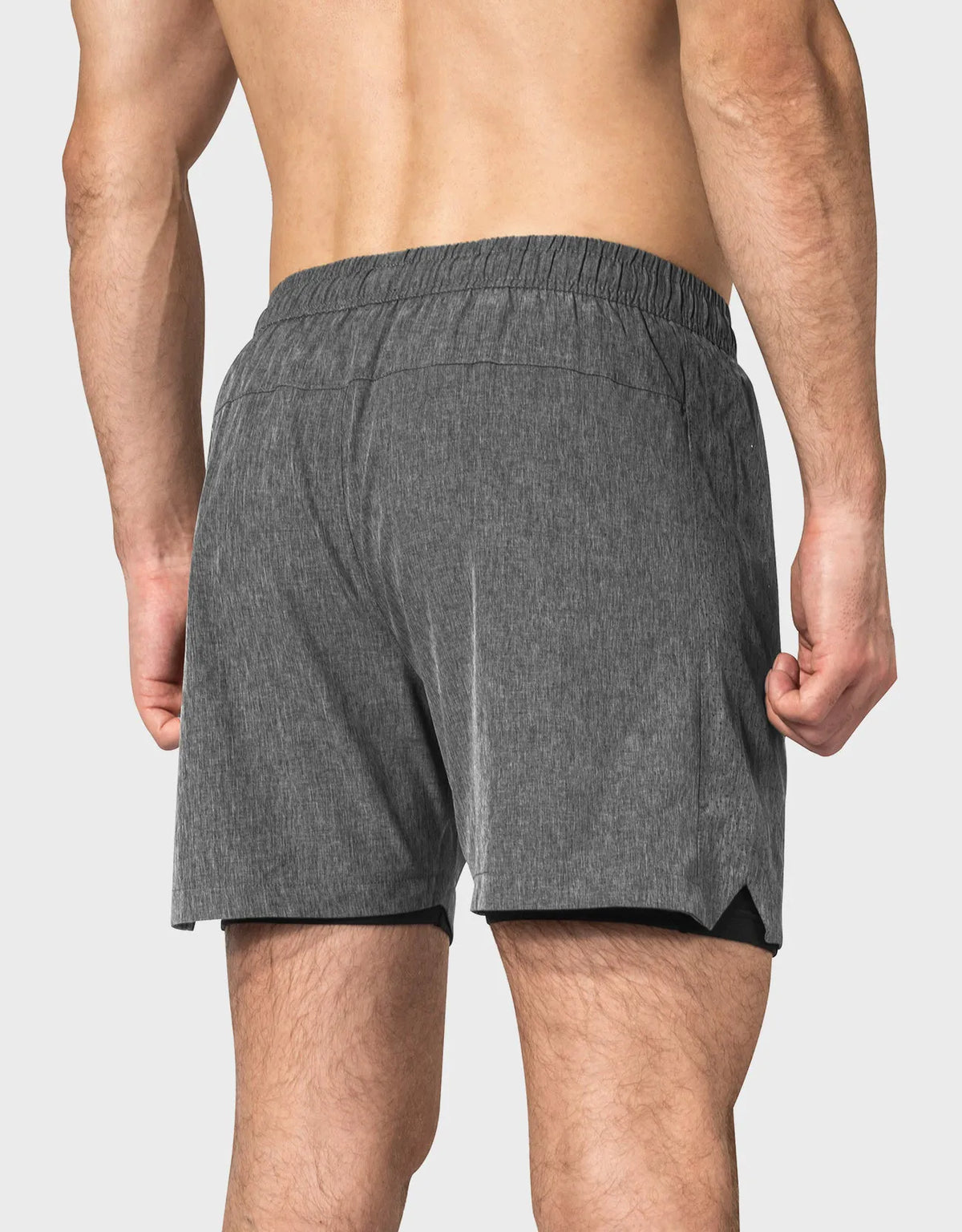 Zilpu Mens Quick Dry Athletic Performance Shorts wi/Zipper Pocket (5 inch)