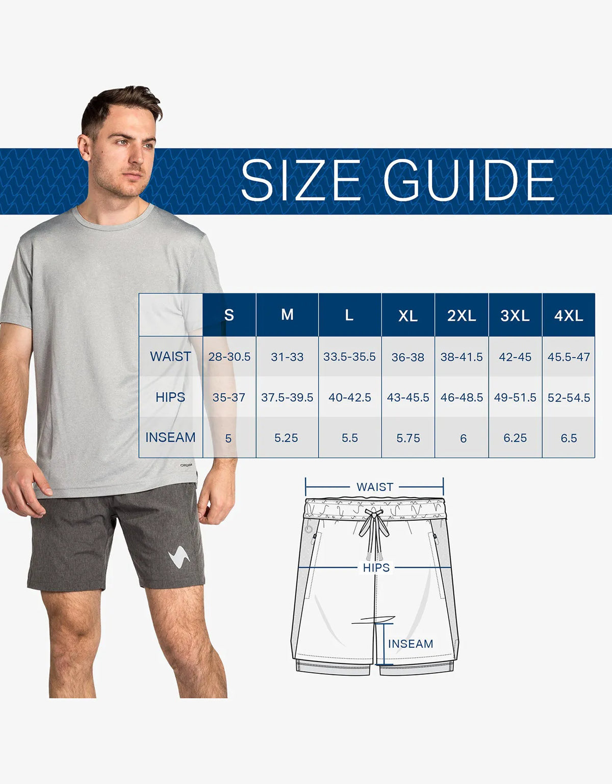 Zilpu Mens Quick Dry Athletic Performance Shorts wi/Zipper Pocket (5 inch)
