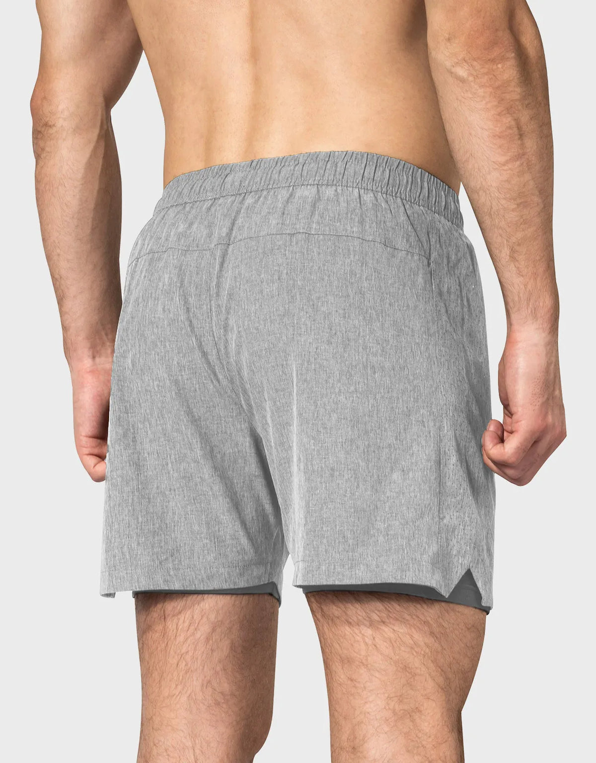 Zilpu Mens Quick Dry Athletic Performance Shorts wi/Zipper Pocket (5 inch)