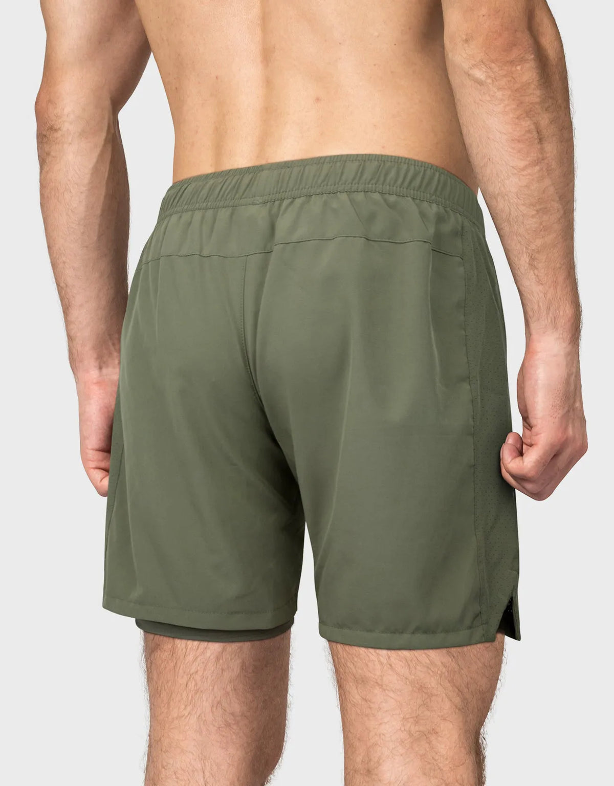 Zilpu Mens Quick Dry Athletic Performance Shorts wi/Zipper Pocket (5 inch)